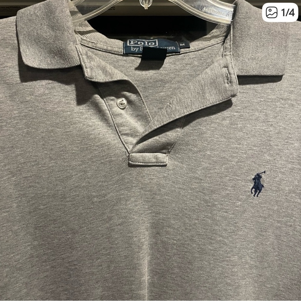 Ralph Lauren Gray Polo Shirt for Men